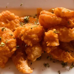 Buffalo shrimp, great traditional flavor!