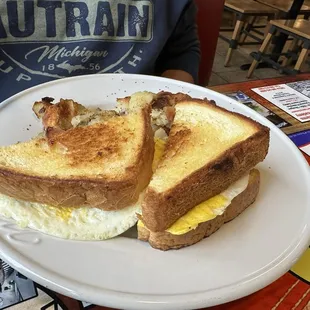 Grilled cheese breakfast