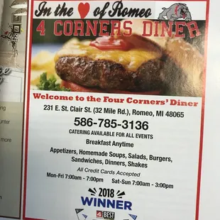 Ad in current Hour magazine