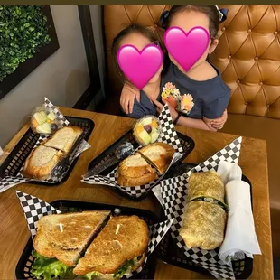 All our yummy food