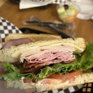 I believe this was the club sandwich  it was amazing!
