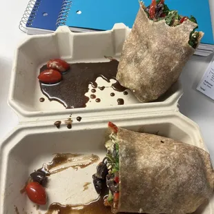 Mediterranean Hummus Wrap
