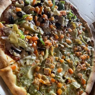 Chicken Pesto Pizza
