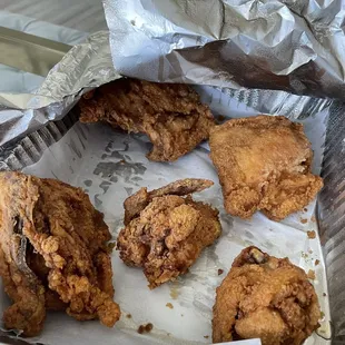 Best fried chicken in Tracy. Mash potatoes and cole slaw were the best