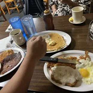 Pancake wqs very fluffy