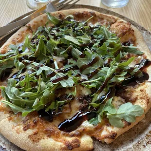 Veggie pizza is savory!