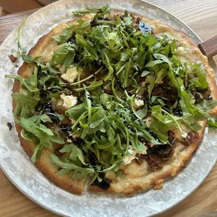 The fig pizza on GF crust