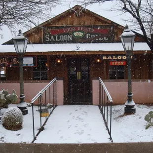 Feb. snowfall in Tombstone