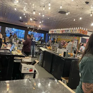 View from the bar on opening night