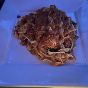 Handmade Tagliatelle Bolognese