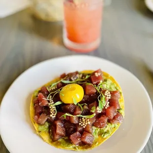 Tuna Tostada