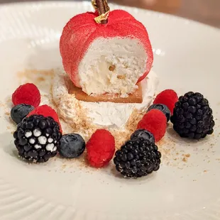 Flamed Key Lime Pie