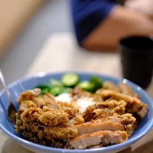 Taiwanese fried pork chop over rice
