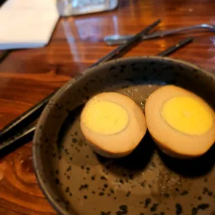 Tea Egg. A bit too light a flavor to order