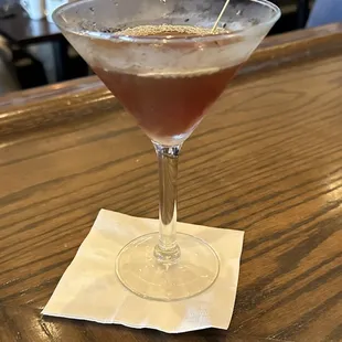 Manhattan. $15.25. As served (not after I drank half of it)