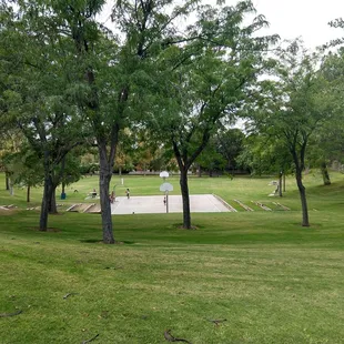 Overlooking basketball court from Sunridge Drive.