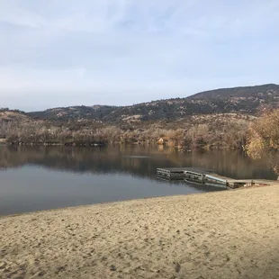 Sand leading to the lake