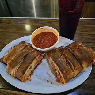 Original Stromboli with a Diet Pepsi