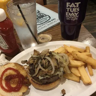 Mushroom Swiss Burger