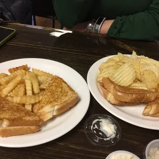Grilled cheese/chips is 1.25 more than with fries?!!?