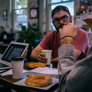 Big ideas happen over big donuts.