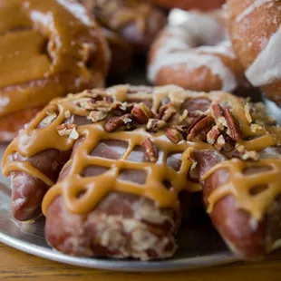 Perfect fall time donuts.