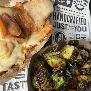 Turkey (no bun) and Brussels - Yum!