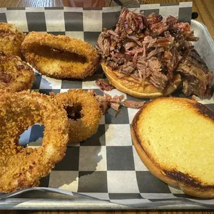 Brisket Sandwich Onion Rings