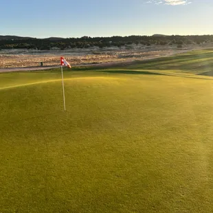 Hole #9 green to driving range
