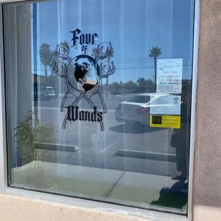 The front window