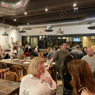 a large group of people