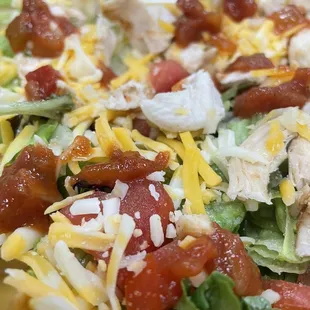 Chicken taco salad