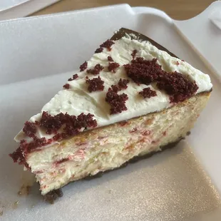 Red velvet cheesecake