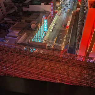 Beautiful Neon Lights, view from North Tower,even #, room (1820)