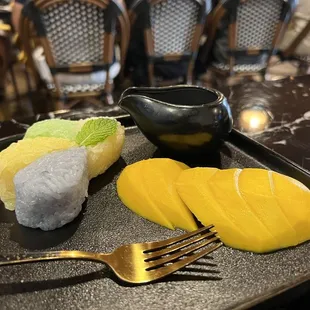 Mango Sticky Rice with coconut sauce