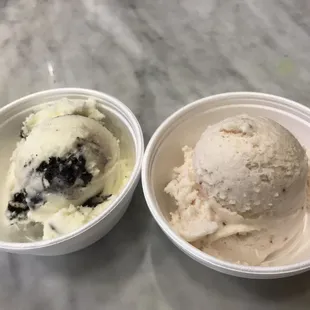 Kids scoops: Oreo and Strawberry