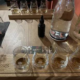 a selection of glasses