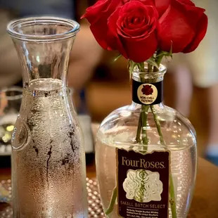 a bottle of four roses
