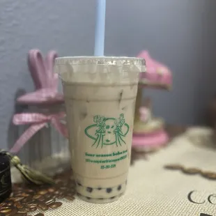 Coconut Milk Tea W/ Boba