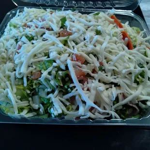 House salad has lots of good stuff