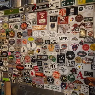 Craft beer stickers