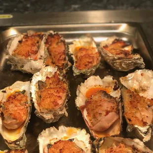 oysters and mussels, shellfish, oysters, food, mussels