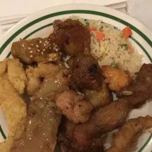 a plate of food