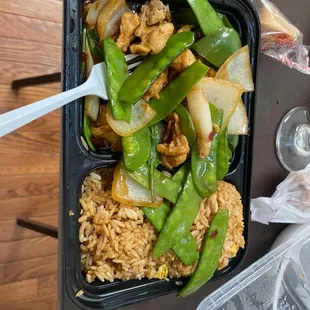 A11. Thai Basil Chicken Lunch Special (or what was supposed to be basil chicken)