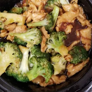 Chicken with broccoli