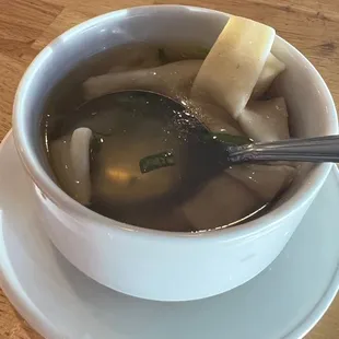 Wontons soup