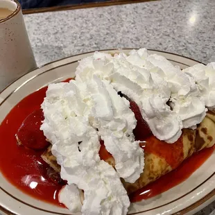 Stuffed Cheese Blintzes