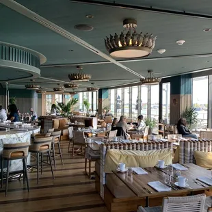 5th floor restaurant.  Beautiful space.  Weird - and I do mean weird - service experience.