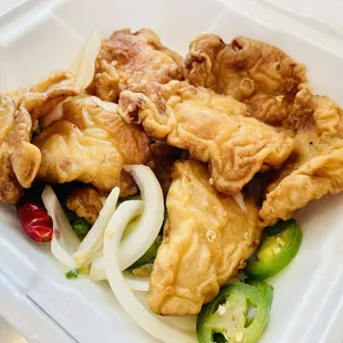 Salt &amp; Pepper Crispy Pork