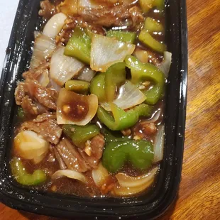 Beef Pepper Steak